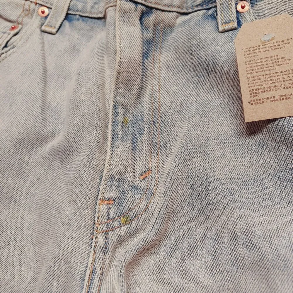 Levi’s 550 ‘92 Men's Relaxed Taper Fit Jeans With Paintmark Details Size 32x30